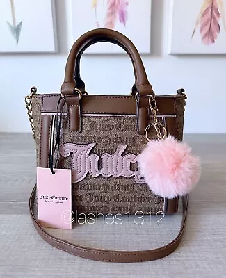 $55 • Buy JUICY COUTURE Bag Paparazzi Crossbody Tote Bag - Brown