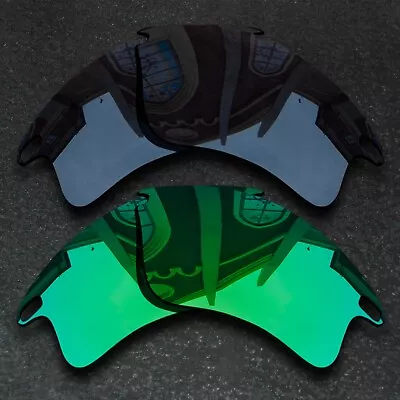 US Black&Green Polarized Replacement Lenses For-Oakley Fast Jacket XL • $15.99