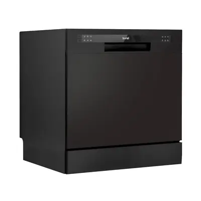 Baridi Compact Table Top 8L Countertop Dishwasher 8 Place Low Noise Black (A) • £209.95