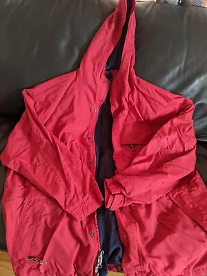 Eastern Mountain Sports EMS Vintage Men's Lined Hooded Heavy Jacket Red XXL  • $15