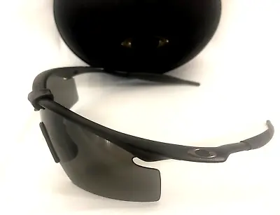 OAKLEY M FRAME BALLISTIC SI APEL Z87 SUNGLASSES Black W/ Blk Iridium Strike Lens • $449.99