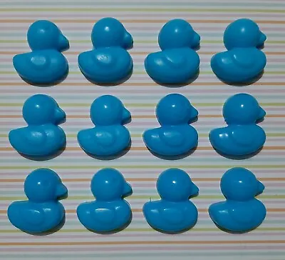 £4.75 • Buy MINI BLUE DUCK SOAPS 24 Baby Shower Christening Favours - Baby Powder Fragrance