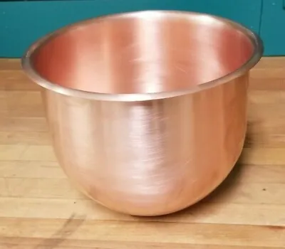 Vintage KitchenAid Hobart Copper Bowl Insert For 5 Qt Mixers N50 K5-A & K5SS • $200