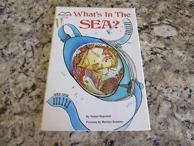 Vintage Book-What's In The Sea?-Robin Supraner-Marilyn Braaten-Nutmeg Press-1971 • $9.44