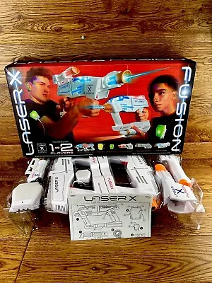 Laser X Fusion Blasters Laser Tag Shooting Game Toy New Kids 1-2 Players Age 6+ • £59.99