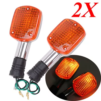 Motorcycle Turn Signal Blinker Lights For Honda Shadow VT Steed Rebel 250 Magna • $14.99