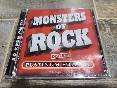 Monsters Of Rock Platinum Edition  Audio CD Used - Very Good Poison Warrant • $6.97