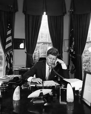 John F. Kennedy JFK U.S. USA Oval Office 8 X 10 Photo Photograph Picture Nh1 • $9.99