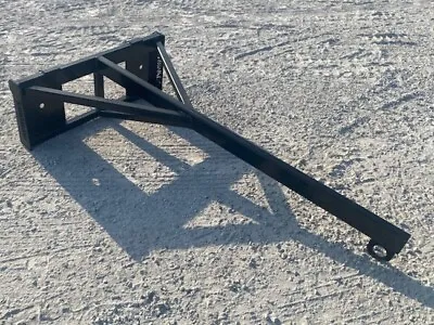 80″ Boom Pole Straight Jib Hoist Lift Attachment Fits Skid Steer Quick Attach • $549.99