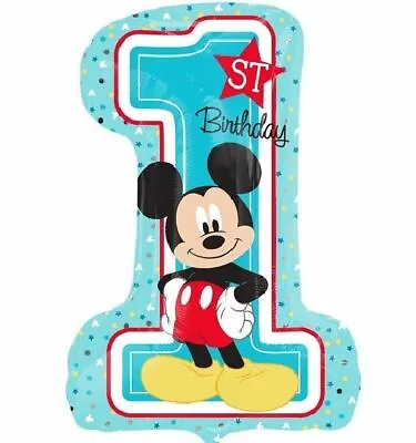Mickey Mouse  1st Birthday S/shape Birthday Party Anagram • £5.99