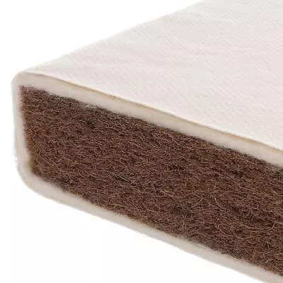 Obaby Natural Coir Mattress 140x70cm - Fits Cot Beds RRP £130.00 • £116.99