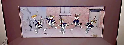 Warner Bros Cel Bugs Bunny Look Im Dancing Signed Virgil Ross With Clippings • $1536.50