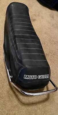 Moto Guzzi V50 Seat Assembly With Grab Handle And Mounting Brackets • $200