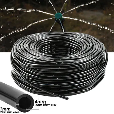 Micro Irrigation Pipe Tube Hose 4 Mm For Micro Drip Garden Irrigation System • £0.99