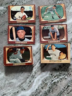 1955 Bowman Lot Of 31 Different Low Grade Many Creased Kell & 2 Hi #'s • $29.95