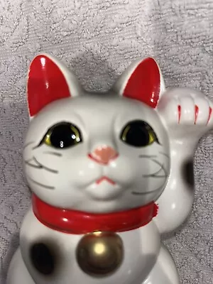 Maneki Neko Lucky Cat - VINTAGE - NEW IN BOX! • $35