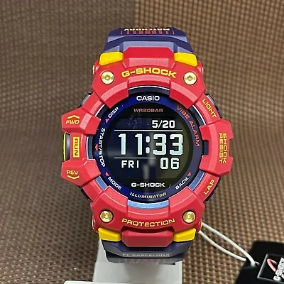 Casio G-Shock GBD-100BAR-4D G-Squad FC Barcelona Matchday Mobile Digital Watch • $238