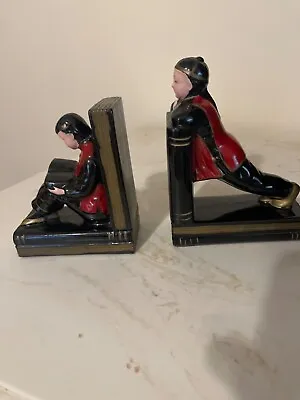 Collectible Vintage 2 Japanese Boy Book Ends • £34.70