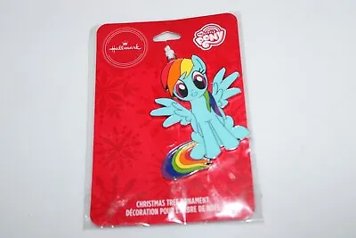 New Hallmark Hasbro My Little Pony Blue Rainbow Dash Metal Christmas Ornament • $9.99