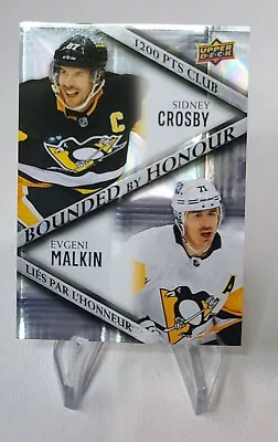 2023-24 UD Tim Hortons Greatest Duos Crosby & Malkin #BH-4 Bounded By Honour • $72.43