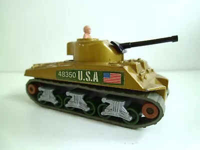 Lesney Matchbox Battle Kings K-101 WWII US Sherman Tank 1974 (vintage) • £3.99