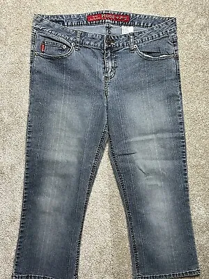 Vintage Mudd Jeans Womens Low Rise Faded Navy Jeans Free Shipping Size 11 • $29.90