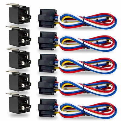 £5.29 • Buy 12V Automotive Changeover Relay 40A 5-Pin SPDT Switching Relays For Car Bike Van