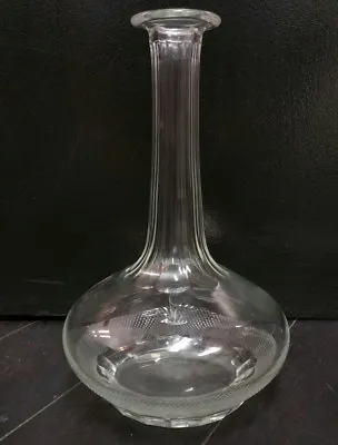 Antique Glass Crystal Czech MOSER Bohemian Decanter Vase 11'' • $275