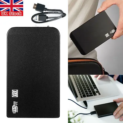 USB 3.0 500GB External Hard Drive Disks HDD Ultra Slim 2.5  Fit For PC Laptop UK • £14.99