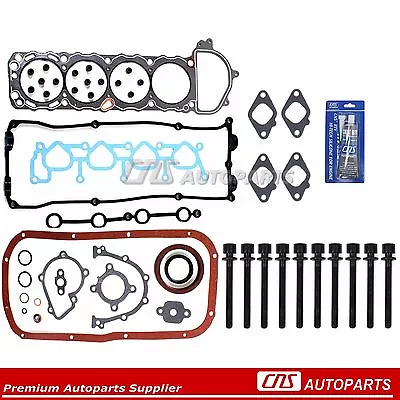 Fits 95-98 2.4L NISSAN 240SX DOHC 16V KA24DE Full Gasket Set W/ Head Bolts Set • $355.97