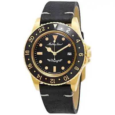 Mathey-Tissot Mathey Vintage Quartz Black Dial Men's Watch H900PLN • $113.29