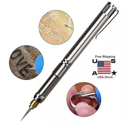 35000R/M Electric Ngraver Pen Engraving Tool Kit For Jewelry Wood Metal Glass US • $20.88