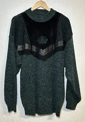 Men’s Vintage 80s Pullover Sweater By Z Cavaricci | Size Medium • $20