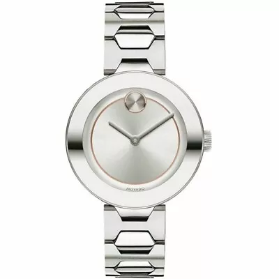 Movado 3600381 Women's Bold Grey Quartz Silver Watch • $269.99