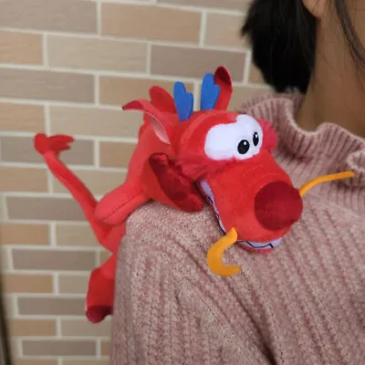 Disney Mulan Mushu Dragon Doll Shoulder Magnetic Pal Plush Toy • $20.68