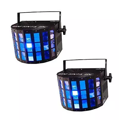 2 Chauvet DJ Mini Kinta ILS LED RGBW Sharp Beams Derby DMX Ambient Light Effects • $230.99