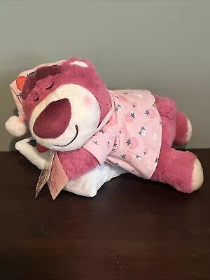 Lotso Bear In Pyjamas Strawberry Scented Plush 40cm Disney Park Shanghai • £35