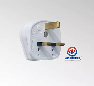 MK Electric 13A Safety Plug Cable Mount 250V  646WHI • £9.99