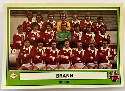 N°187 Brann Norge Norge Euro Football 78 Sticker Panini • £5.14