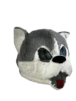 Dan Dee Wolf Husky Head Mascot Mask Adult Costume Big Collectors Choice • $22.55