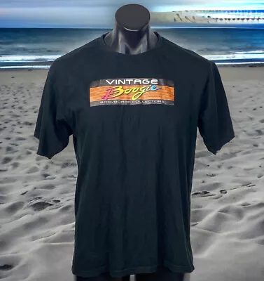 Morey Boogie Vintage Men's T Shirt Black Bodyboard Collectors Surfing Cotton Lge • $25.95