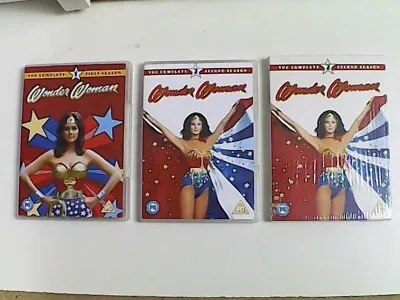 £6.50 • Buy Wonder Woman Seasons 1 & 2 DVD Boxsets