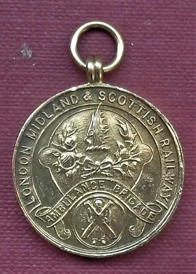 London Midland Scottish Railway Silver Gilt Medal • £23