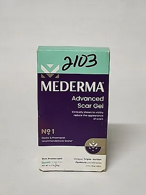 Mederma Advanced Scar Gel No1 .7 Oz. Expires 02/2024 • $10.95