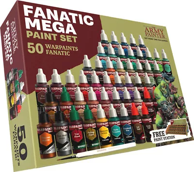 Army Painter #TAP-WP8067 Warpaints Fanatic: Mega Paint Set • $199.99