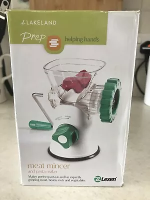 Boxed Complete  Meat Mincer & Pasta Maker.  Originally From Lakeland • £12
