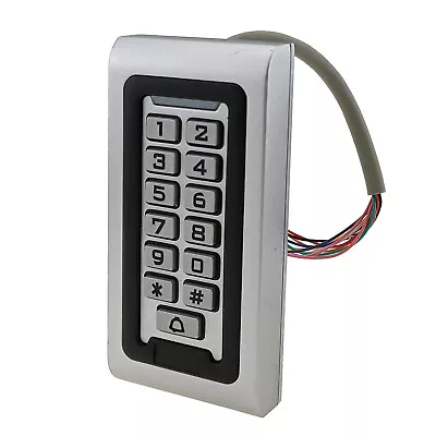 Outdoor Door Access Control Password Keypad RFID Reader Security Entry Key Light • £35.32