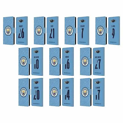 Man City Fc 2020/21 Players Home Kit Group 1 Leather Book Case For Samsung 2 • £17.95
