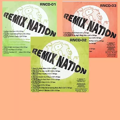 Remix Nation Issues 123 SEALED DJ Remixed CDs FREE REMIX CD W/PURCHASE • $45