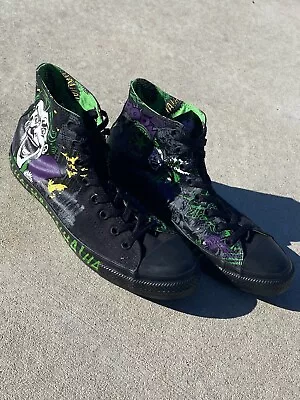 Size 11 - Converse DC Comics X Chuck Taylor All Star High Joker • $45